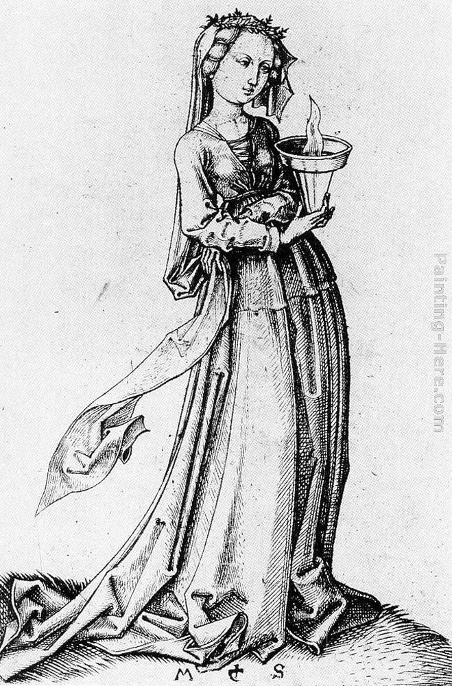 Martin Schongauer The Fourth Wise Virgin